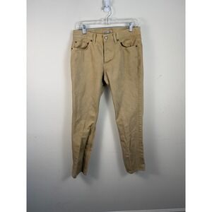 Alex Mill Mens Raw Denim Button Fly Straight Leg Jeans Size 31